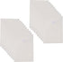 6’’ x 9’’ Vertical Clear Plastic Envelopes Receipt Stickers File Storage 20 Pack Hook Loop Closure...
