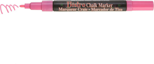 Uchida of America 482-C-F9 Bistro Chalk Markers with Extra Fine Tip, Fluorescent Pink...