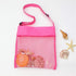 COTDINFORCA 5-PCS Colorful Mesh Beach Bags Sand Away Portable Foldable Sea Shell Bag with Adjustable Carrying Straps/Toy Storage Bag [Yellow, Rose...