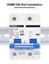 DIHOOL 100 Amp Circuit Breaker DIN Rail Mount 2 Pole AC 110V Low Voltage disconnect switch...