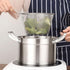 Tofficu Deep Fry Basket With Handle, Foldable Frying Basket 6-Inch, Stainless Steel Mesh Basket Round Fryer Basket For Kitchen Frying...