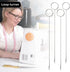 6 Pieces Sewing Loop Turner Hook Loop Turner Sewing Tool for Fabric Belts Strips Straps Loop Threader Drawstring Tool DIY Accessories Fabric Tube ...