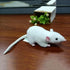 13" Soft Small Grey Rat Mouse Plush Toy Lifelike Mice Stuffed Animals Toys Dolls Gifts for Kids Pets (White)...