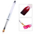 LWBTOSEE 5PCS Nail Ombre Brush Nail Art Painting Pen Brush UV Gel Polish Gradient Color Rhinestone Crystal Acrylic Liner Brush Painting Pen Gel Po...