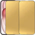 2 Pack Anti-Blue Tempered Glass Mirror Screen Protector Film for iPhone 15, 6.1 inch 9H Hardness Anti-scratch Full Covered (Gold)......