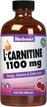 Bluebonnet Liquid L-Carnitine 1100 mg, Raspberry, 8 Fluid Ounce...
