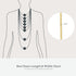 KEZEF Solid Sterling Silver 1mm Box Chain Necklace Made in Italy 12 inch...