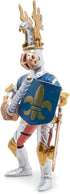 Papo -Hand-Painted - Figurine -Medieval-Fantasy -Blue Knight Fleur de LYS -39788 - Collectible - for Children - Suitable for Boys and Girls - from...