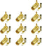 Eightwood 10pcs SMA Male Crimp Right Angle RF Connector for RG316 RG174 LMR100 Coax Cable...
