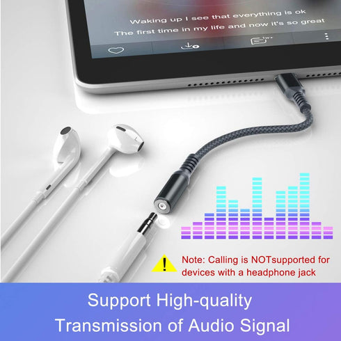 Elebase USB Type C to 3.5mm Adapter,1/8 Inch Headphone Jack Audio Aux Converter for Samsung Galaxy Z Fold Flip,S22 S23 S24,Note 10 20,Tab,iPhone 1...