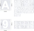 4 Inch Letter Stencils Numbers 36Pcs Alphabet Stencils Reusable Plastic Stencils Letters and Numbers Art Craft Stencil for Painting on Wood Wall C...