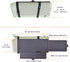 Car Visor Anti-Glare Sunshade Extender for Front Seat Driver or Passenger - 1 Piece...