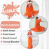 MICHLEY Animal Hooded Baby Towel Washcloth, Toddler Premium Cotton Absorbent Bathrobe for Girls Boys 0-6T (Fox)...