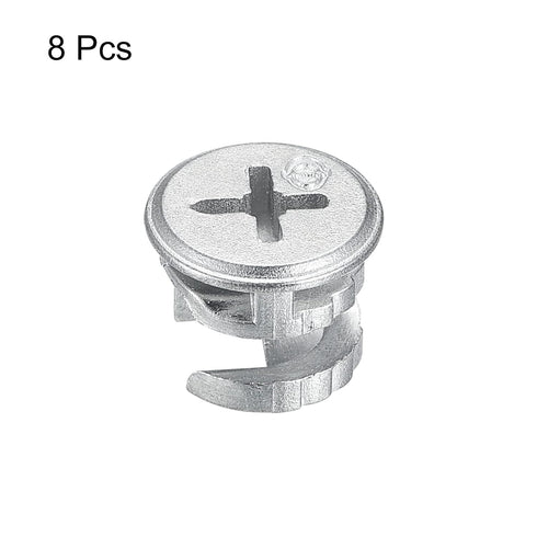 Cam Lock Nut for Furniture, 8pcs 12x10mm Joint Connector Locking Nuts Furniture Connecting Cam Fittings...