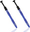 2 Psc Pick Up Tool, IC Clip Tweezers, Metal 4 Prongs Grabber Tool for Catch IC Chips, Electronic Tiny Components & Jewel, Blue...