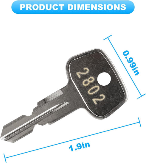 2802 X-Cargo Roof Rack Key,XCargo Luggage Roof Replacement Key for Sears XCargo Karrite Sport Rack Carriers,Karrite Ski Bike xcargo Carrier Skylin...