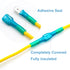200 pcs (100 Pair) Male Female Spade Connectors F2 6.3mm 1/4'' 16-14 AWG Blue, Heat-Shrink Insulated Quick-Disconnect Electrical Crimp Terminals...