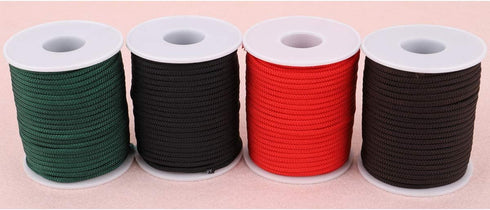 Braided Nylon Twine Cord Thread String for Necklace Bracelet Jewelry Making Crafting Accessories (2.8mm-65feet, Coffee)...