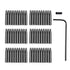 WUTA Sharp Head Replaceable Pricking Iron Removable Round Hole Punch Leather Craft Chisel DIY Leather Tools 2nd Generation (60 Pcs Round Punch Hea...