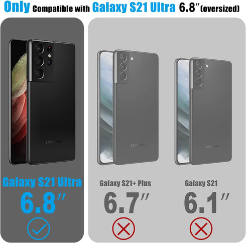 Esdot for Samsung Galaxy S21 Ultra Case,Military Grade Passing 21ft Drop Test,Rugged Cover with Fashion Designs for Women Girls,Protective Phone C...