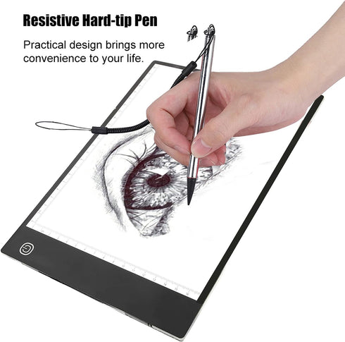 Touch Pen with Spring Rope, Resistive Painting Pen Resistive Hard-tip Pen with Anti-Lost Spring Rope, for POS, PDA, Car Navigator(Silver)...