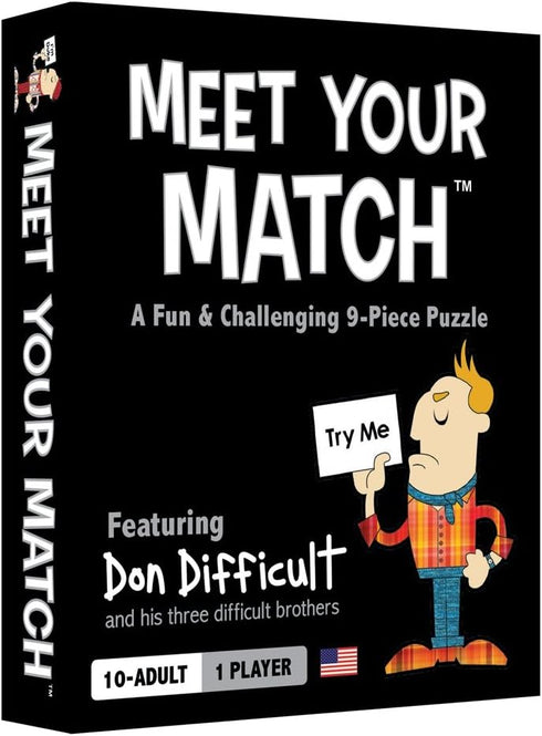 Meet Your Match - The Fun & Challenging 9-Piece Puzzle/Game/Brainteaser...