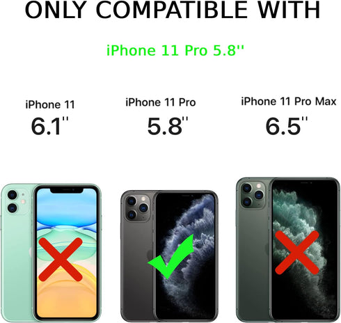Bible Verses Aesthetic Case Compatible with iPhone 11 Pro, Cute Indie Christian Postive Quotes Case for iPhone 11 Pro for Teens Men and Women, Tre...