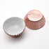 200 Pcs Rose Gold Foil Cupcake Liners Standard Baking Cups Muffin Paper Cases...
