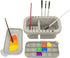 MyLifeUNIT Paint Brush Cleaner, Paint Brush Holder and Organizers with Palette for Acrylic, Watercolor, and Water-Based Paints (Grey)...
