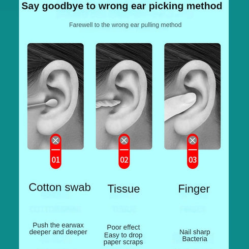 3 Set Ear Pick Cleaning Kit for Ear 6Pcs/Set Stainless Steel Earwax Removal Kit with PU Leather Storage Bag Ear Cleaning Tool for Women and Men...