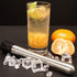 SENHAI Stainless Steel Cocktail Muddler, Spiral Mixing Spoon & 4-Prong Bar Strainer, Home Bar Bartender's Muddling Tool Set...