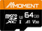 MMOMENT 64GB Micro SDXC Card, A1, UHS-I, U3, V30, Class10 Compatible, Read Speed Up to 95 MB/s,Write Speed Up to 35 MB/s, SD Adapter Included...