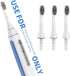 Toothbrush Replacement Heads for KOOVON Electric Toothbrush, Portable Replacement Heads Set Compatible with Sonicare Electric Toothbrush 3 Pack...