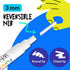 White Chalk Markers Fine Tip (5 Pack 3mm) - Chalkboard Markers, Liquid Chalk Marker Erasable - Thin Chalk Pens For Chalk Board, Blackboard, Glass,...