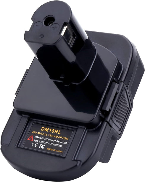 ELEFLY DM18RL Battery Adapter Converter Compatible with Dewalt 20V Battery & M18 Battery, Replacement for Ryobi 18V Battery ONE+ Tools P108 ?P189 ...