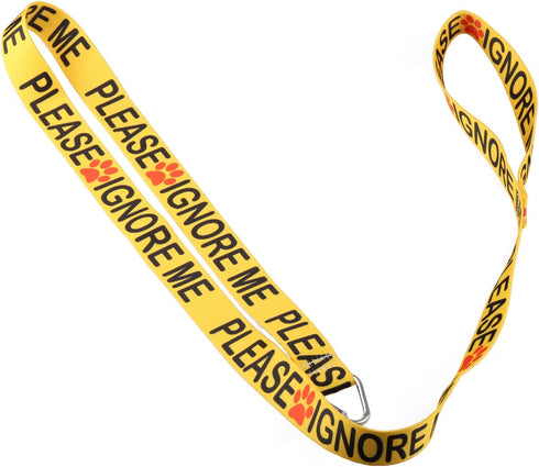 Funny Dog Leash Please Ignore Me Dog Leash Walking Training Dog Leashes Dog Owner Pet Lover Gift (Please Ignore Me-YE)...