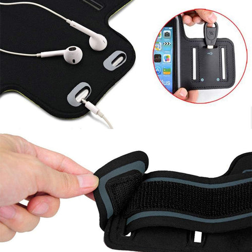 Running Armband for Samsung Galaxy Note 8 / Mega 6.3 i9200 Workout Phone Holder Case with Adjustable Arm Band for Cubot Hafury Umax 2017 Cubot MAX...