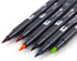 Tombow 56211 Dual Brush Pen Art Markers, Tropical, 6-Pack. Blendable, Brush and Fine Tip Markers...