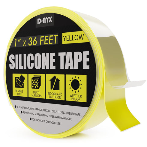 Magic Self-Fusing Silicone Rubber Tape - Waterproof Sealing for Plumbing, Soft Grip for Softball Bats Pull-Up Bars Dumbbells Gym Equipment Tool Wr...