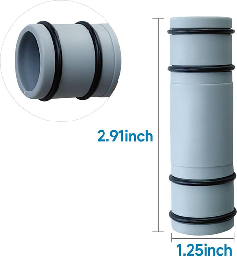 Pool Hose Adapter/Connector,Pool Pump Fittings Pool Drain Ddapter,32MM Durable Vacumm Pump Pipe 2PCS, for Above Ground Swimming Pool and Pool Filt...