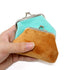 Honbay 4PCS Corduroy Fluffy Artificial Fur Candy Color Coin Purse Kiss Lock Change Purse Fashion Trinkets Pouch Small Women Wallet Clutch Purse...