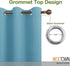 NICETOWN Kitchen Blackout Window Curtain Panel Home Fashion Thermal Insulated Solid Grommet Room Darkening Drape for Apartment (Teal Blue, 1 Panel...