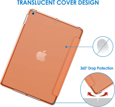 JETech Case for iPad (9.7-Inch, 2018/2017 Model, 6th/5th Generation), Smart Cover Auto Wake/Sleep (Papaya)...