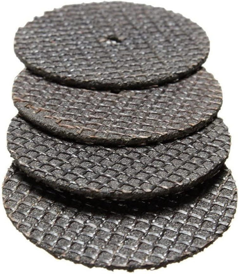 Fiberglass Reinforced Cut-off Wheels Discs Kit 1 1/4 inch Diameter 25 Pieces + 2 Mandrel For Dremel Rotary Tool 426 426b Compatible...