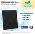 Replacement Carbon Filter 4 Pack for Honeywell HPA200 Series Air Purifiers - A200...