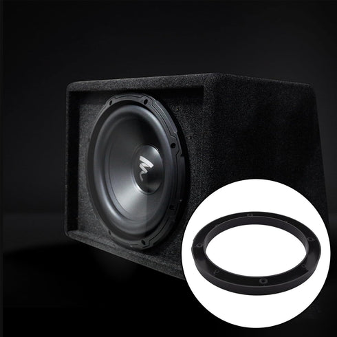 Saim 6.5" Dia Universal Black Plastic Speaker Spacer Adaptor Ring Mounting Bracket Fit ABS Car Stereo Speaker Spacers (2 Pcs)...