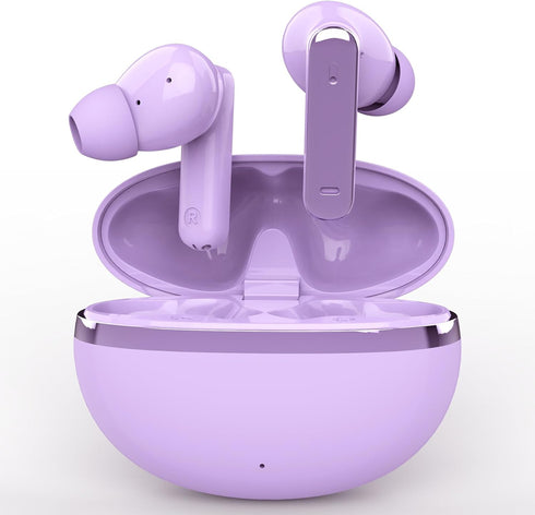Wireless Earbuds, True Wireless Bluetooth 5.3 Earbuds with Charging Case, Stereo Bluetooth Headphones with Microphone for iPhone Android Smart Cel...