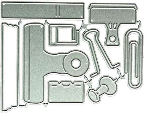 Document Clips Metal Die Cuts, Cutting Dies for Card Making Clearance, Embossing Dies for Scrapbooking, DIY Album Paper Cards Decoration...