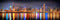 Chicago Skyline 2022 Night BORDERLESS UNFRAMED Photo Poster Print Color Downtown 11.75 inches x 36 inches Archival Photographic Panorama Picture...