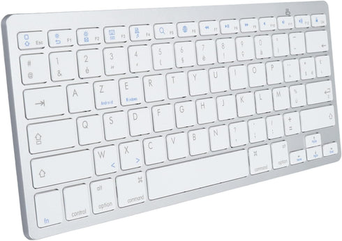 Zopsc Language Keyboard, Portable Compact Ultra Thin Bilingual Language Keyboard, Bluetooth Keyboard for iOS, for Android, for Windows, for SmartT...